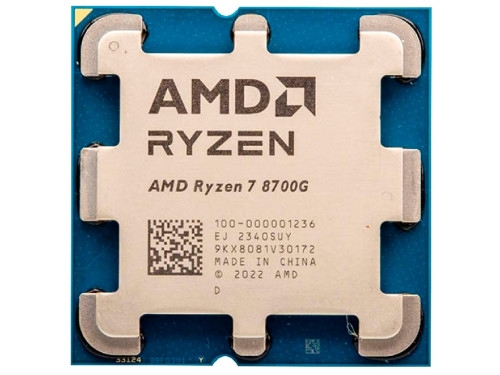 CPU AMD Ryzen 7 8700G  (4.2-5.1GHz, 8C/16T, L2 8MB, L3 16MB, 4nm, 65W), Socket AM5