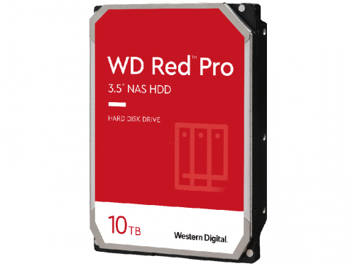 3.5 HDD 10.0TB-SATA- 256MB  Western Digital  Red Pro WD102KFBX, NAS, CMR