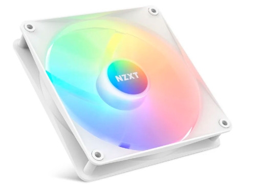 PC Case Fan NZXT F140 RGB Core, 140x140x26mm, <34.48dB, 90.79CFM, 500-1500RPM, FDB, 4 Pin, PWM, RGB