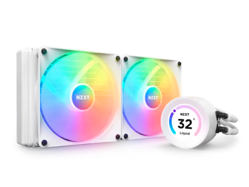 AIO Liquid Cooling NZXT Kraken Elite 280 RGB White <34.48dB, 90.79CFM, 2x140mm ARGB fans