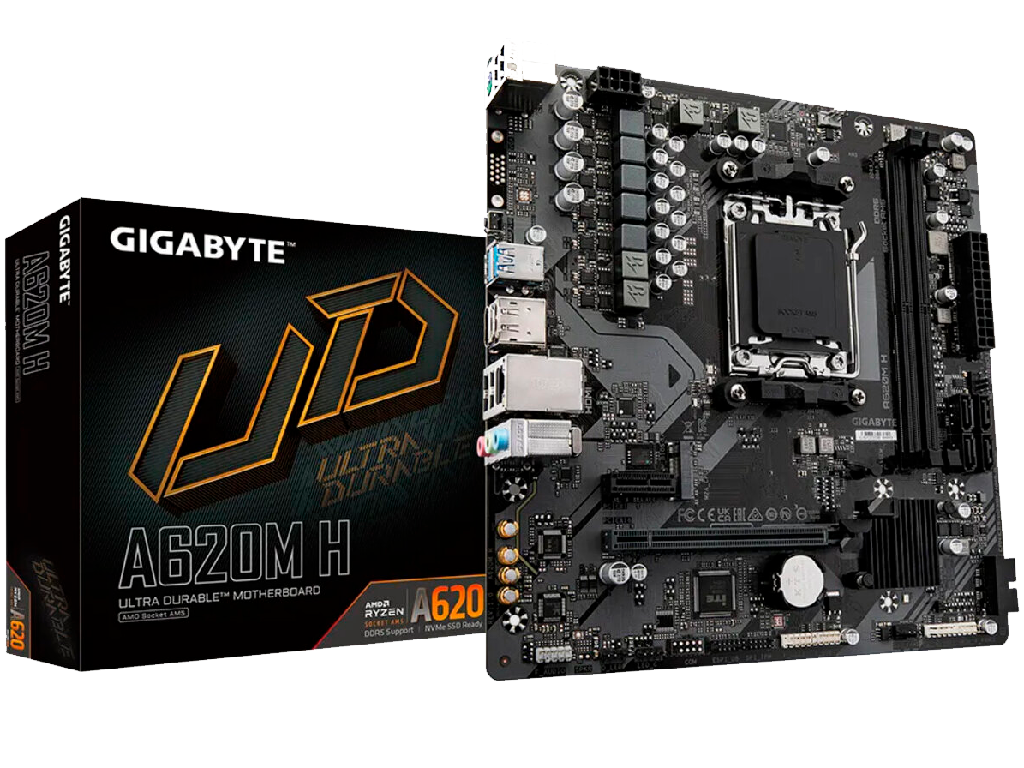MB AM5 Gigabyte A620M H mATX  Micro-ATX Socket: AM5