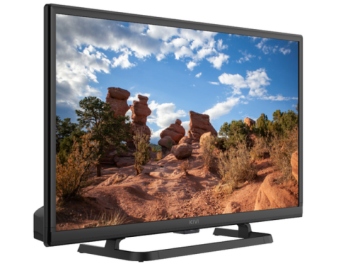24' LED SMART TV KIVI 24H710QB, HD Ready, Google TV,  MVA, DLED 1368x768 HD Ready, Black