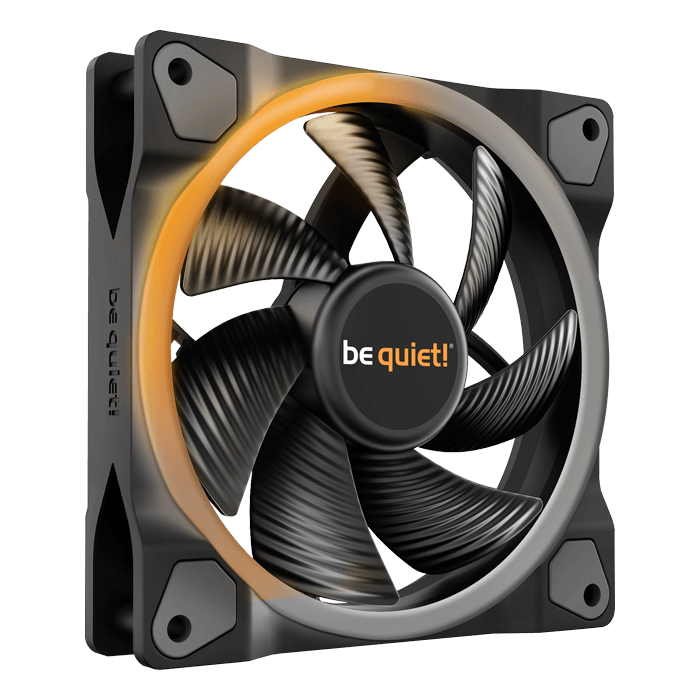 PC Case Fan be quiet! Light Wings High-speed, 140x140x25 mm, <31db, 71.7 CFM, 2200RPM, 9 blades
