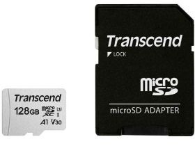 .128GB MicroSD (Class 10) UHS-I (U3) +SD adapter, Kingston Canvas Go! Plus Gen 4 'SDCG4/128GB' (R:20