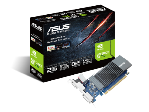VGA ASUS GT710-SL-2GD5-BRK-EVO low profile (GT710-SL-2GD5-BRK-EVO) GPU: NVIDIA