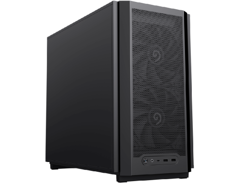 Case mATX GAMEMAX F36 Dark, w/o PSU, 0.8/0.6mm, 2x140mm&1x120mm, Front Mesh, Dust Filter, 2xUSB3.0