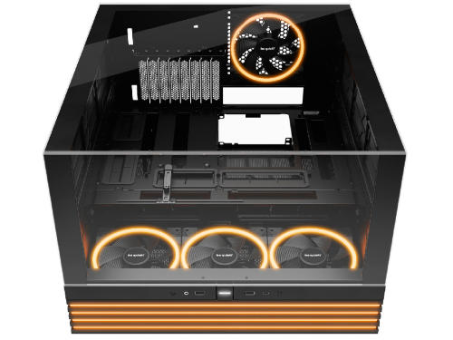 Case EATX be quiet! Ligh Base 900 DX, w/o PSU, ARGB strips & Hub, Front & Side Tempered Glass, DF