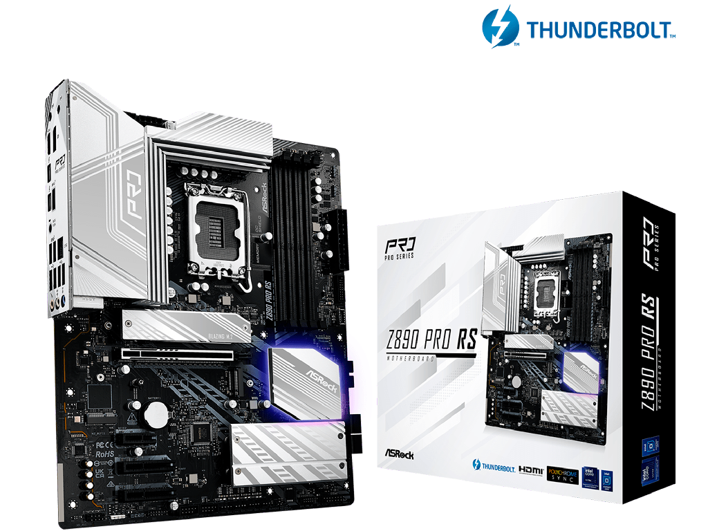 MB S1851 ASRock Z890 PRO RS ATX  ATX Socket: LGA1851