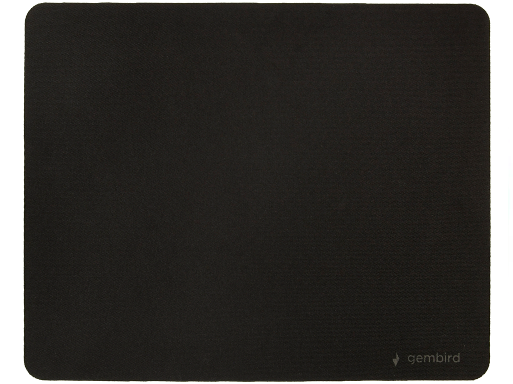 Mouse Pad Gembird MP-S-BK-M, 260 x 220mm, Cloth mouse pad with rubber anti-skid bottom, Black.
