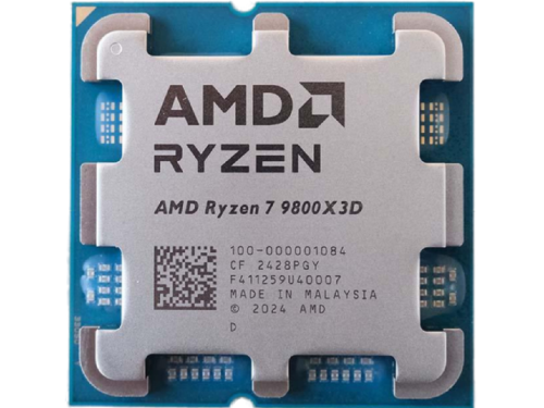 CPU AMD Ryzen 7 9800X3D  (4.7-5.2GHz, 8C/16T, L2 8MB, L3 98MB, 5nm, 120W), Socket AM5