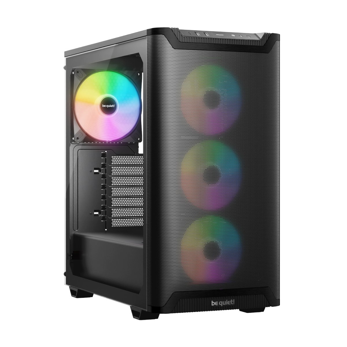 Case ATX be quiet! Pure Base 501 LX, w/o PSU, 3x120mm & 1x140mm ARGB, Front&Top Mesh,TG, Dust filter