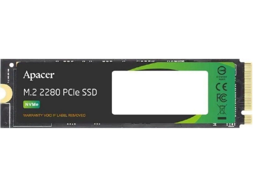 .M.2 NVMe SSD 256GB  Apacer AS2280P4U [PCIe 3.0 x4, R/W:3500/1200MB/s, 210K/315K IOPS, 170TB, 1.