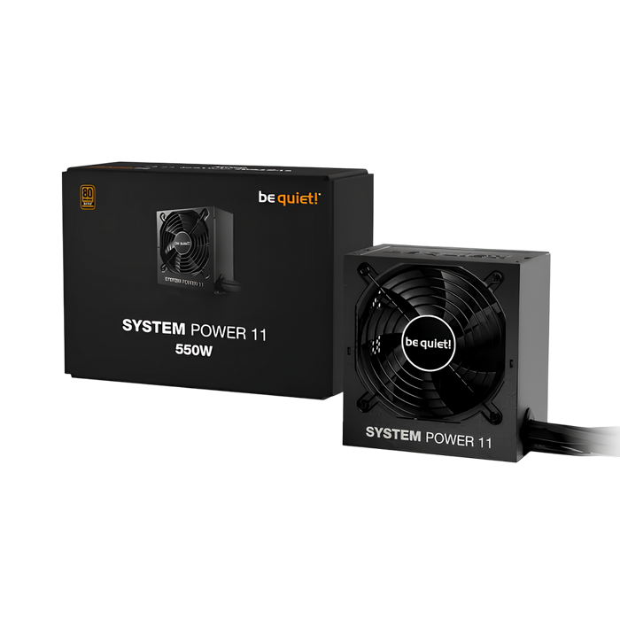 Power Supply ATX 550W be quiet! SYSTEM POWER 11, 80+ Bronze, 120mm, Active PFC, DC/DC