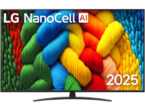 65' LED SMART TV LG 65NANO81A6A, Nanocell, 4K, webOS, Black