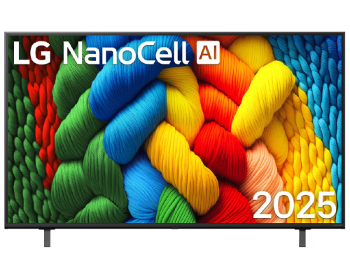 55' LED SMART TV LG 55NANO81A6A, Nanocell, 4K UHD, webOS, Black