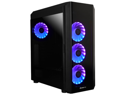 Case ATX Chieftec SCORPION III, w/o PSU, 0,6mm, 4x120mm RGB, Front & Side Tempered Glass, 2xUSB-A 3