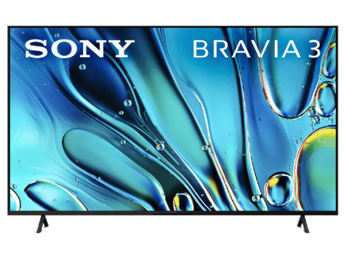 75' LED SMART TV SONY Bravia 3 K75S35B, 4K HDR, Google TV, Black