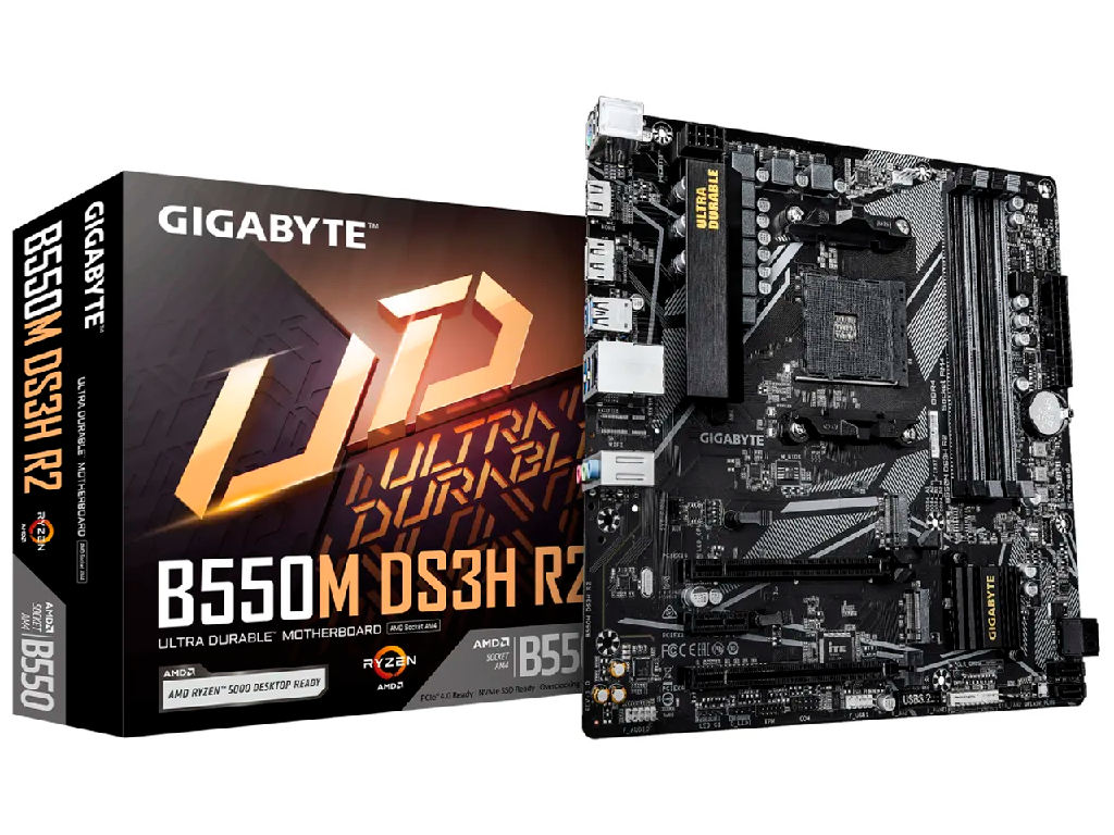 MB AM4 Gigabyte B550M DS3H R2 mATX  Micro-ATX Socket: AM4