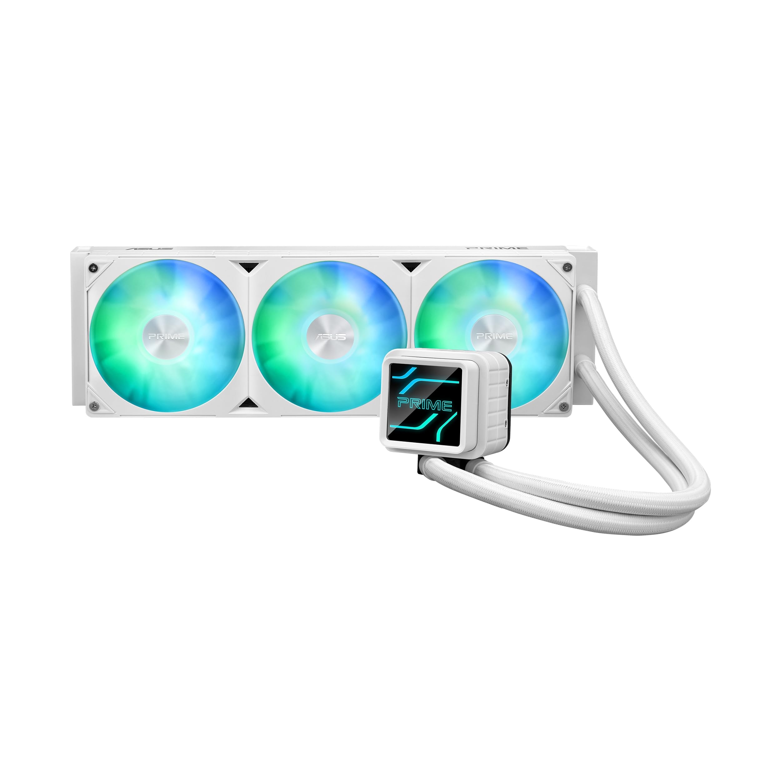 AIO Liquid Cooling Asus PRIME LC 360 ARGB WHT  (<34dBA, 3x120mm, ARGB, 600-2200RPM, 75,7CFM)
