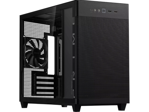 Case mATX Asus AP201 ASUS PRIME CASE TG, 1x120mm, Front Mesh, Tempered Glass, Headset hook, 2xUSBx3