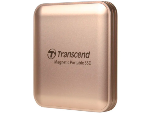 2.0TB  Transcend Portable SSD ESD420 Rose Gold, USB-C 3.2 20Gbps (69.5x63x10mm, 48g, R/W:2000/2000 M