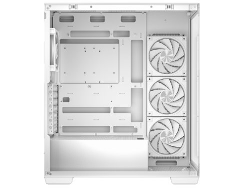 Case ATX Deepcool CG580  4F V2, w/o PSU, 4 ARGB fans, 2xUSB3.0, 1xUSB-C, Front & Side Tempered Glass