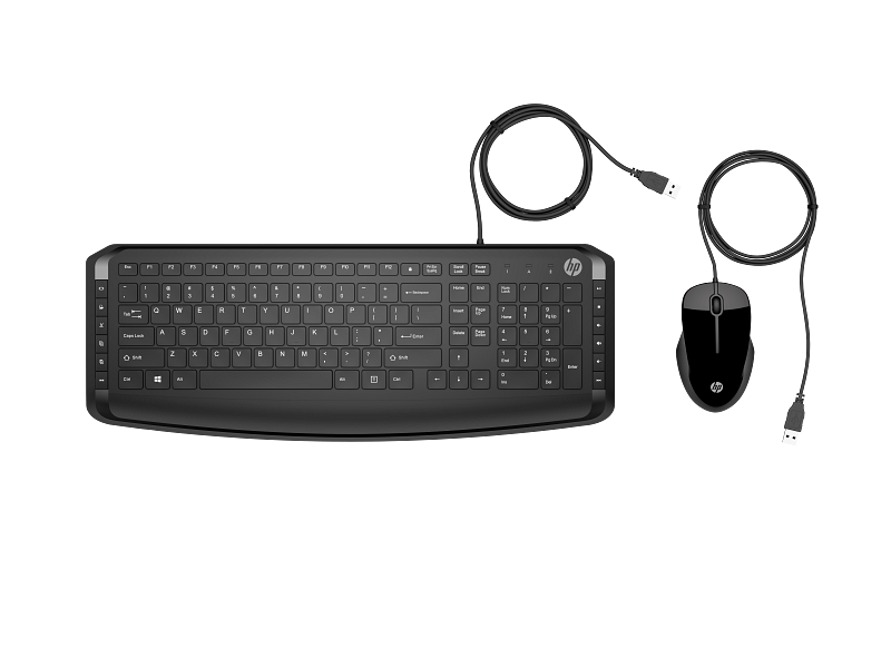 Keyboard & Mouse HP Pavilion 200, Keyboard Full size 3-zone layout, Mouse 3 buttons, Ambidextrous