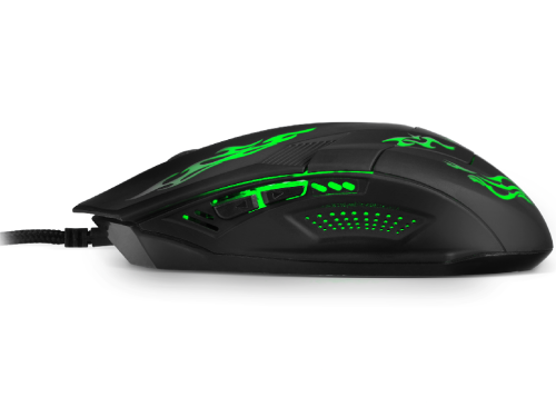 Gaming Mouse SVEN RX-G720, 1200-3200 dpi, 6 buttons, 109g., Ergonomic, Silent, Soft Touch, Backlight