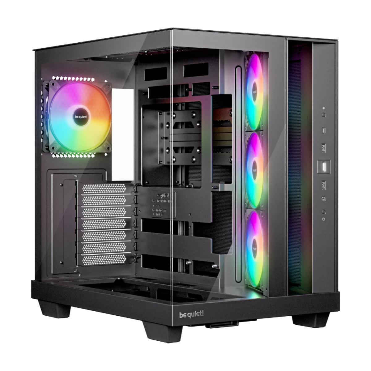Case ATX be quiet! Ligh Base 500 LX, w/o PSU, 4x120mm ARGB fan, Front&Side TG, DF, USB-C, 2x USB3.2