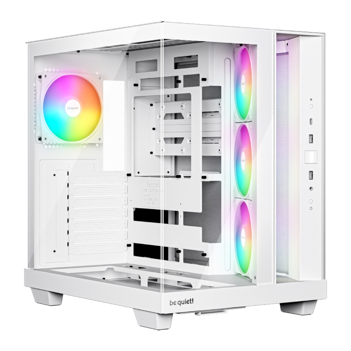 Case ATX be quiet! Ligh Base 500 LX, w/o PSU, 4x120mm ARGB fan, Front&Side TG, DF, USB-C, 2x USB3.2
