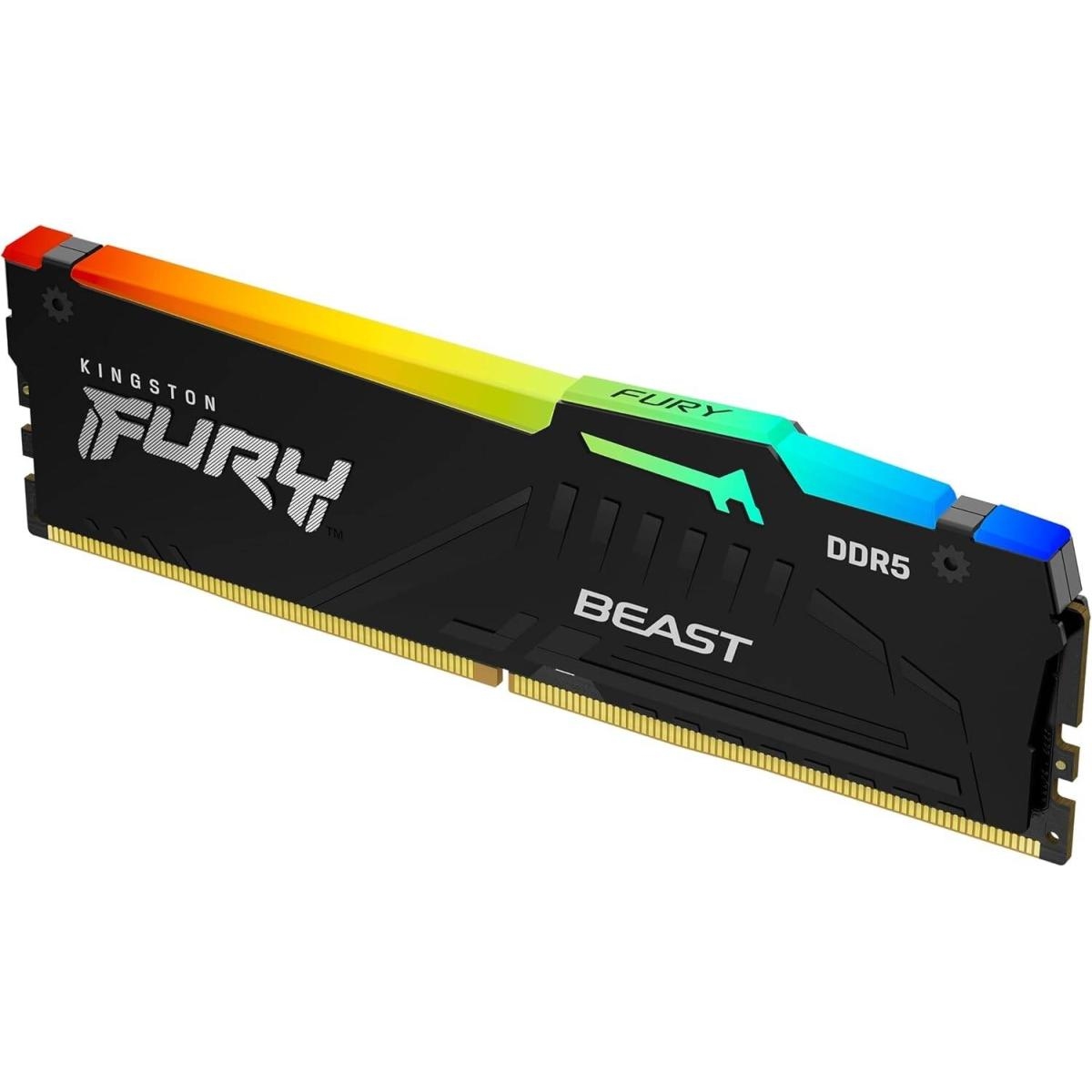 8GB DDR5-6000MHz  Kingston FURY Beast RGB  (KF560C36BBEA-8), CL36-38-38, 1.35V, AMD EXPO 1.0/Intel