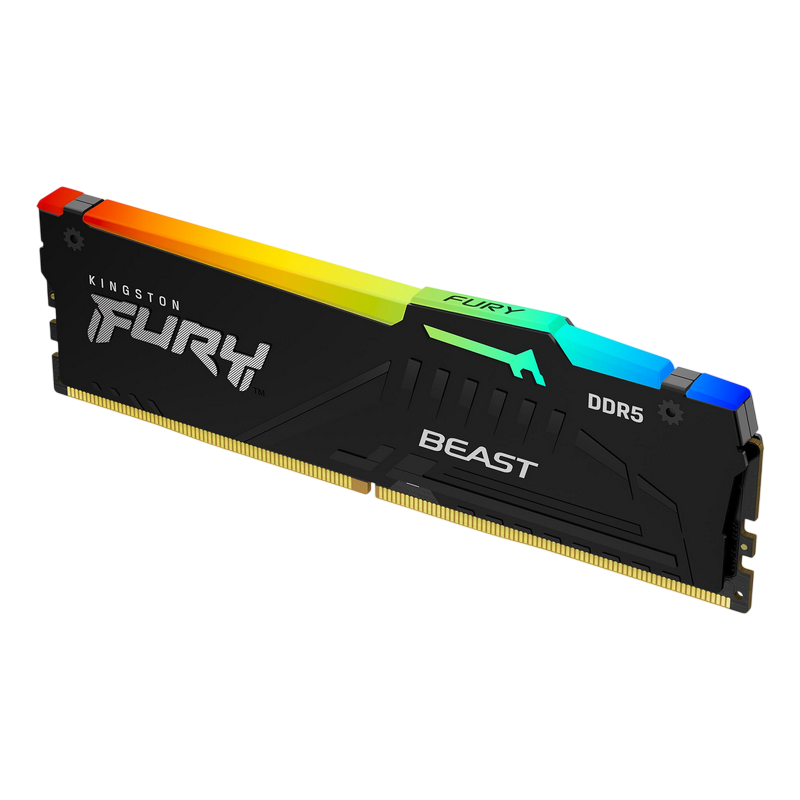16GB DDR5-6800MHz  Kingston FURY Beast RGB (KF568C34BBEA-16), CL34-45-45, 1.4V, AMD EXPO 1.1/Intel