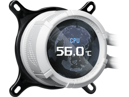 AIO Liquid Cooling Asus 'ROG STRIX LC III 360 ARGB LCD WHT' 36.0dBA, 3x120mm, 800-2200RPM, 70.38CFM