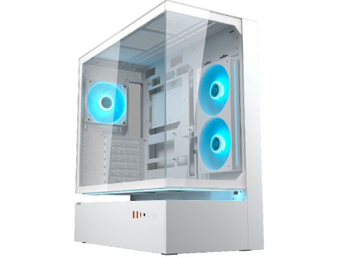 Case ATX Cougar CFV235  w/o PSU, 2x120mm, ARGB PWM, TG: Front&Side, 2xUSB3.0, 1xUSB-C, 1x2.5', 2x3.5