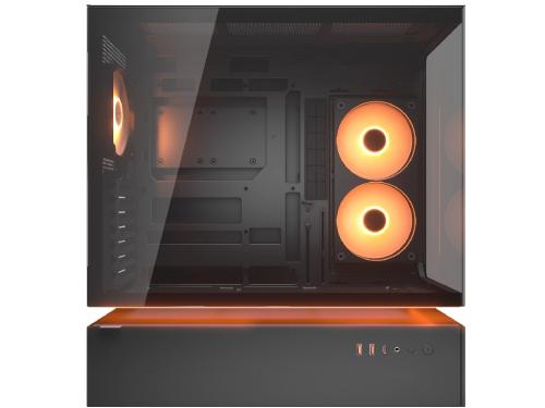 Case ATX Cougar CFV235 Vision w/o PSU, 2x120revers, 1x120mm, ARGB PWM, TG: Front&Side, 2xUSB3.0