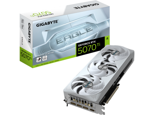VGA Gigabyte RTX5070Ti 16GB GDDR7 Eagle Ice OC (GV-N507TEAGLEOC ICE-16GD)  NVIDIA