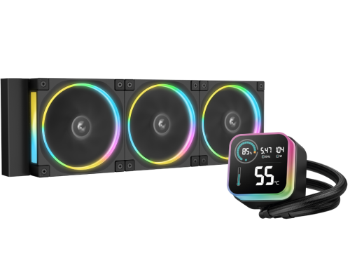 AIO Liquid Cooling Deepcool 'LQ360 ULTRA ARGB' <32dBA, 500-2150RPM, 55CFM, 3x120mm, 3400 RPM, ARGB