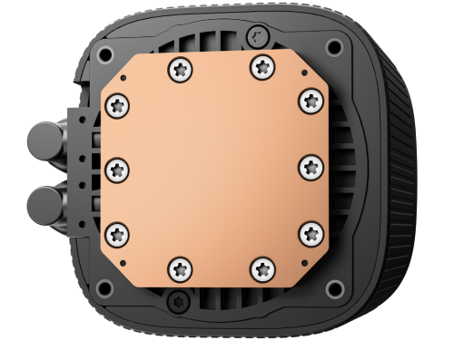 AIO Liquid Cooling Deepcool 'LE240 V2 ZERO DARK' <24.96dBA, 500-1600RPM, 48.34CFM, 2x120mm
