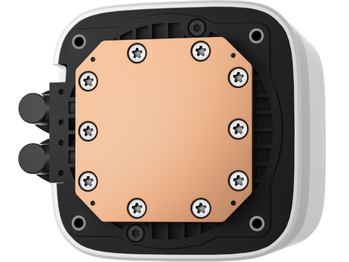 AIO Liquid Cooling Deepcool 'LE240 PRO WH' <36.07dBA, 400-2400RPM, 66.23CFM, 2x120mm, 2500-3400 RPM