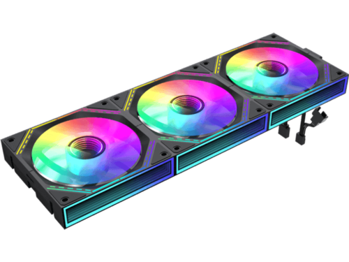 PC Case Fan GAMEMAX FN12A-S3I-R, Reversed, 3xARGB Fan Kit, 120mm, <31.62dB, 49.54CFM, 800-1600RPM