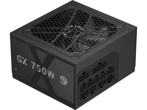 Power Supply ATX 750W GAMEMAX GX-750GF, 80+ Gold, 120mm, Active PFC, LLC+DC/DC, Temperature control