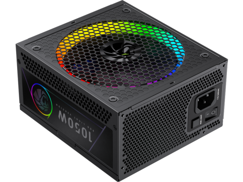 Power Supply ATX 1050W GAMEMAX RGB-1050G PRO, 80+ Gold, 140mm ARGB, Active PFC, ATX 3.1, PCIe5.1