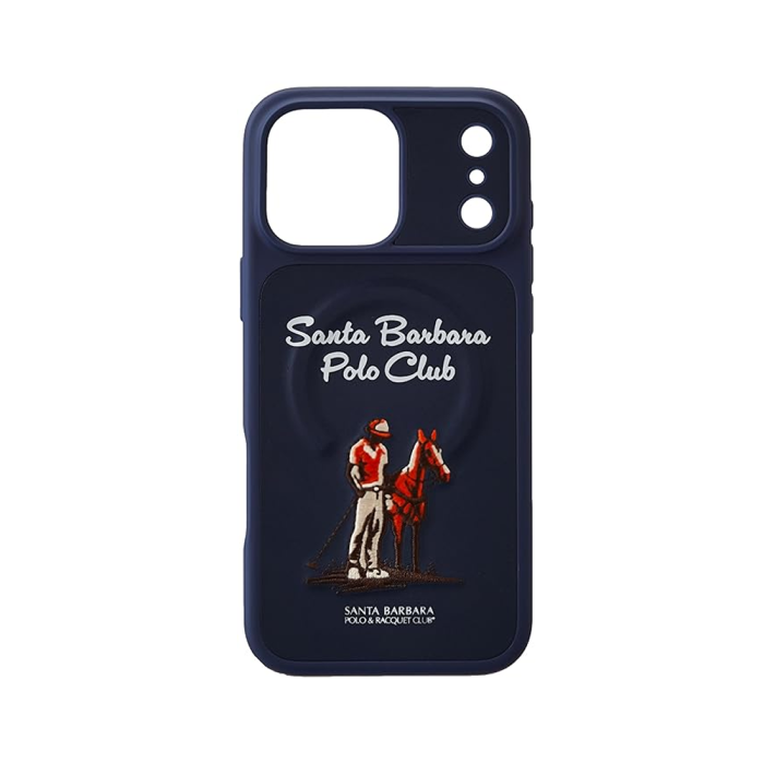 Накладка Polo Questa MagSafe iPhone 17 Pro Max (Navy blue)