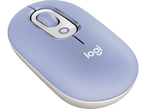 Wireless Mouse Logitech POP, up 4000 dpi, 4 buttons, Ambidextrous, 82g., 1xAA, 2,4Ghz, Liliac