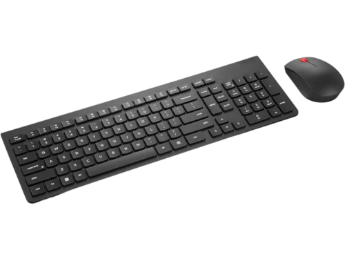 Wireless Keyboard & Mouse Lenovo Essential, 2,5-zone layout, Spill resistant Ambidextrous mouse