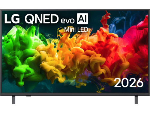 50' LED SMART TV LG 50QNED80B6B, QD NanoCell, 4K UHD, webOS, Black