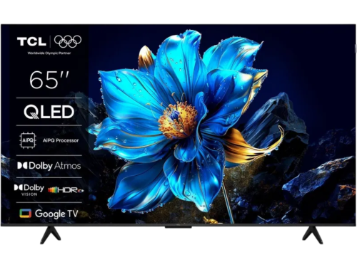 65' LED SMART TV TCL 65P71K, QLED 4K UHD, Google TV, Black