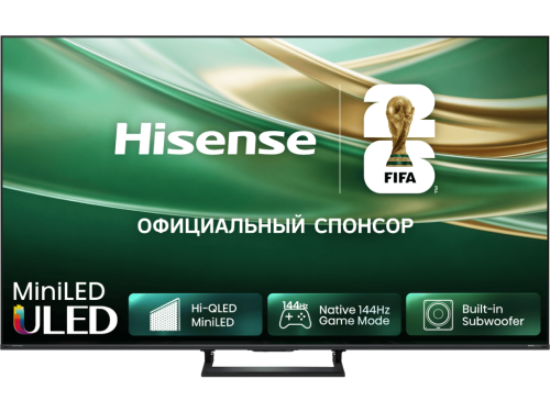 55' LED SMART TV Hisense 55E8S, Mini LED 4K UHD, VIDAA OS, Black