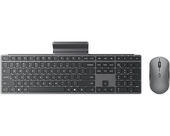 Wireless Keyboard & Mouse Lenovo 700, 3-zone,Multi-device,Silent,Phone Holder,spill-resistant