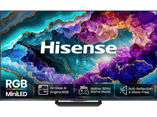 85' LED SMART TV Hisense 85UR8S, RGB Mini LED 4K UHD, VIDAA OS, Black